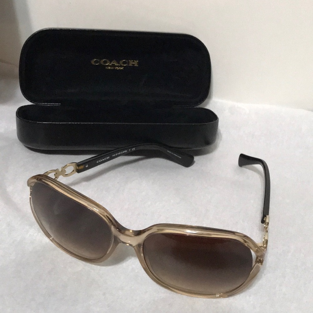 Authentic Coach Sunglasses With Case - image 1